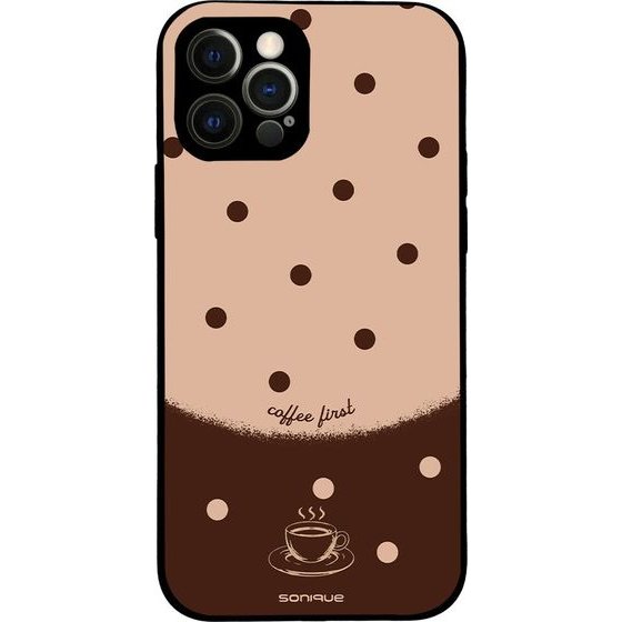 Sonique ���� Delulu Polka Era Series ��� Apple Iphone 12 Pro Coffee First
