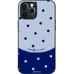Sonique ���� Delulu Polka Era Series ��� Apple Iphone 12 Pro Max Blue Mentally