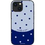 Sonique ���� Delulu Polka Era Series ��� Apple Iphone 13 Mini Blue Mentally