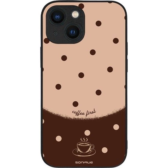 Sonique ���� Delulu Polka Era Series ��� Apple Iphone 13 Mini Coffee First