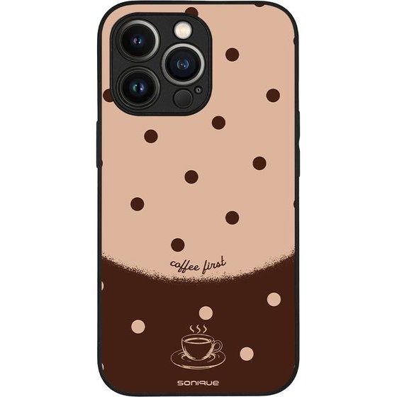 Sonique ���� Delulu Polka Era Series ��� Apple Iphone 13 Pro Coffee First