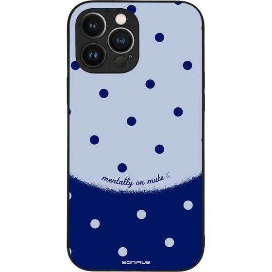 Sonique ���� Delulu Polka Era Series ��� Apple Iphone 13 Pro Max Blue Mentally
