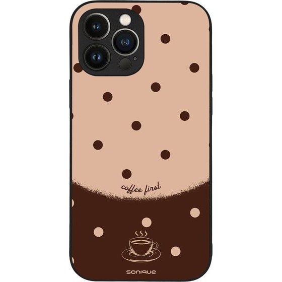 Sonique ���� Delulu Polka Era Series ��� Apple Iphone 13 Pro Max Coffee First
