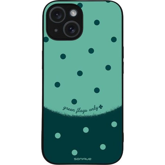 Sonique ���� Delulu Polka Era Series ��� Apple Iphone 15 Green Flags