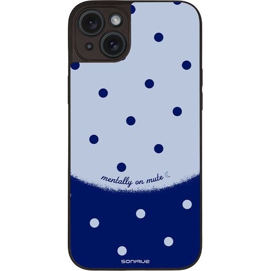 Sonique ���� Delulu Polka Era Series ��� Apple Iphone 15 Plus Blue Mentally
