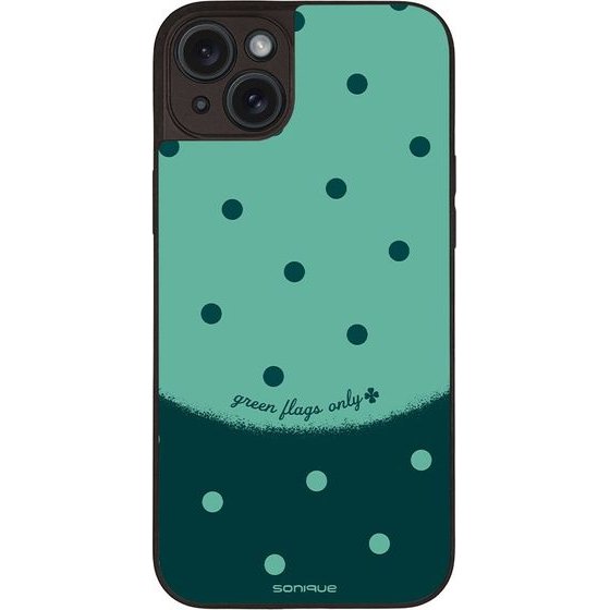Sonique ���� Delulu Polka Era Series ��� Apple Iphone 15 Plus Green Flags