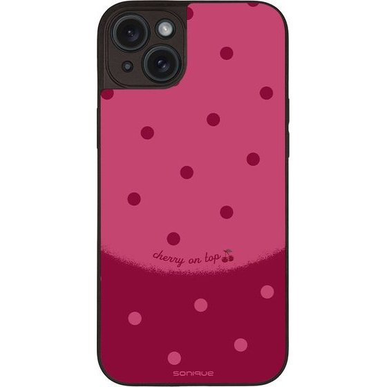 Sonique ���� Delulu Polka Era Series ��� Apple Iphone 15 Plus Top Cherry