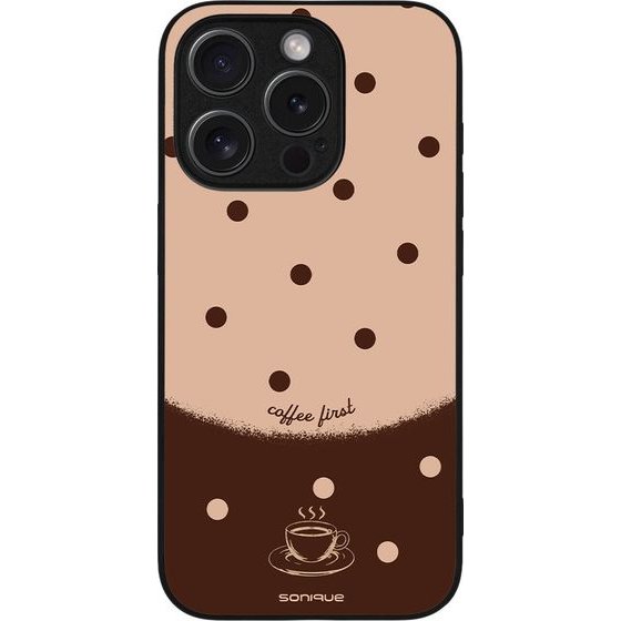 Sonique ���� Delulu Polka Era Series ��� Apple Iphone 15 Pro Coffee First