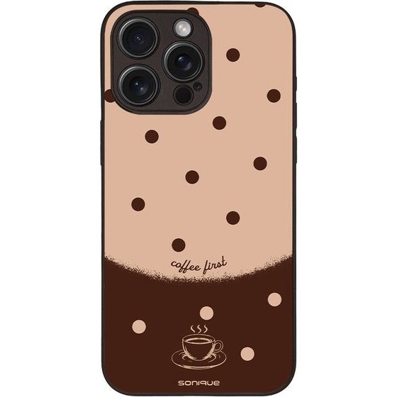 Sonique ���� Delulu Polka Era Series ��� Apple Iphone 15 Pro Max Coffee First