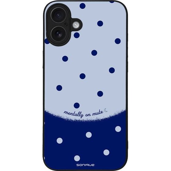 Sonique ���� Delulu Polka Era Series ��� Apple Iphone 16 Plus Blue Mentally