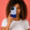 Sonique ���� Delulu Polka Era Series ��� Apple Iphone 16 Plus Blue Mentally