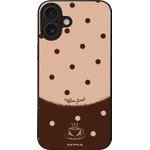 Sonique ���� Delulu Polka Era Series ��� Apple Iphone 16 Plus Coffee First