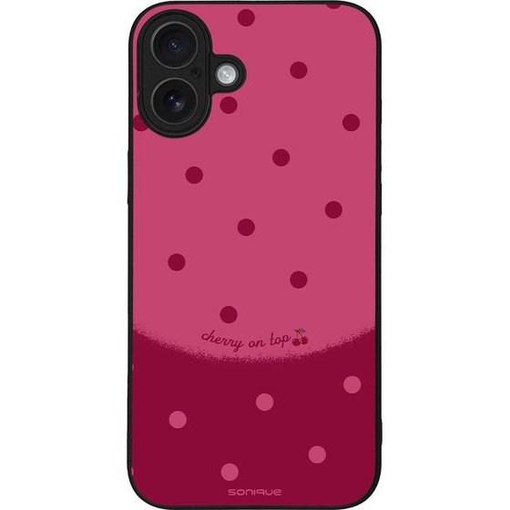 Sonique ���� Delulu Polka Era Series ��� Apple Iphone 16 Plus Top Cherry