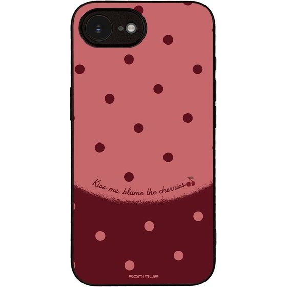 Sonique ���� Delulu Polka Era Series ��� Apple Iphone 16e / Iphone 17e Blame Cherries