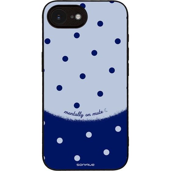 Sonique ���� Delulu Polka Era Series ��� Apple Iphone 16e / Iphone 17e Blue Mentally