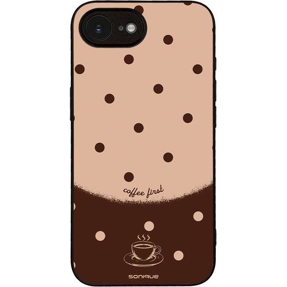 Sonique ���� Delulu Polka Era Series ��� Apple Iphone 16e / Iphone 17e Coffee First
