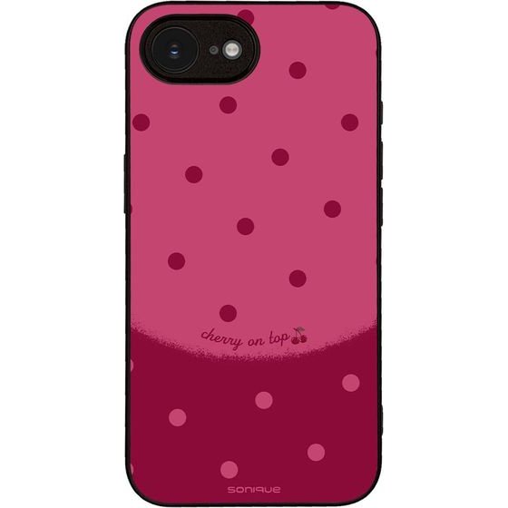 Sonique ���� Delulu Polka Era Series ��� Apple Iphone 16e / Iphone 17e Top Cherry