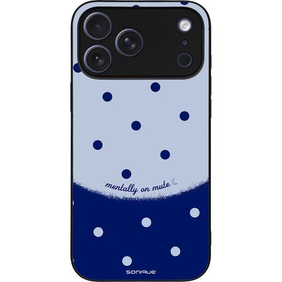 Sonique ���� Delulu Polka Era Series ��� Apple Iphone 17 Pro Max Blue Mentally