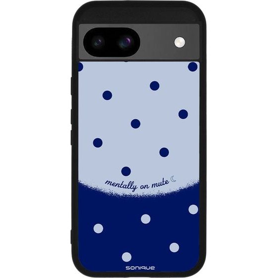 Sonique ���� Delulu Polka Era Series ��� Google Pixel 8a 5G Blue Mentally