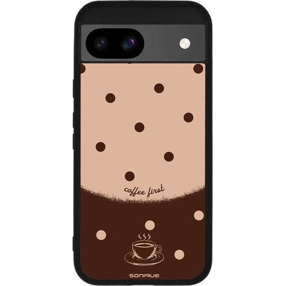 Sonique ���� Delulu Polka Era Series ��� Google Pixel 8a 5G Coffee First