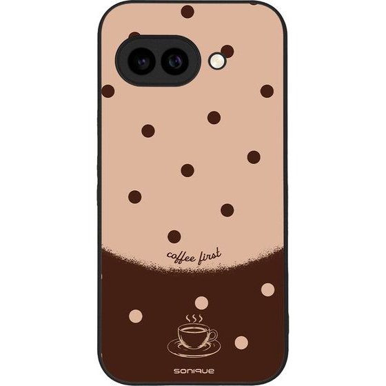 Sonique ���� Delulu Polka Era Series ��� Google Pixel 9a 5G Coffee First