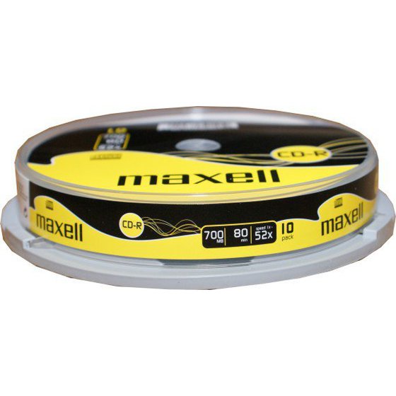 MAXELL CD-R 80MIN 700MB 52X 10 SPINDLE - (CD0192)