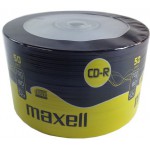 MAXELL CD-R 80MIN 700MB 52X 50 SPINDLE CARRY PACK - (CD0095)