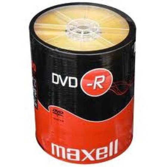MAXELL DVD-R 16X 120MIN 4,7GB 100 SPINDLE - (DVD0149)