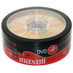 MAXELL DVD-R 16X 120MIN 4,7GB 25 SPINDLE - (DVD0165)