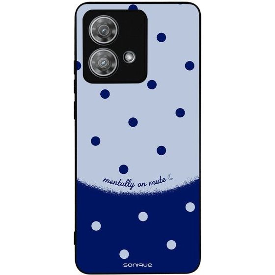 Sonique ���� Delulu Polka Era Series ��� Motorola Edge 40 Neo 5G Blue Mentally