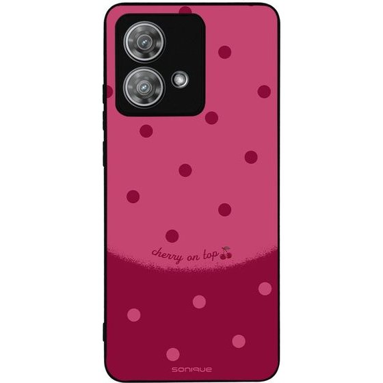 Sonique ���� Delulu Polka Era Series ��� Motorola Edge 40 Neo 5G Top Cherry