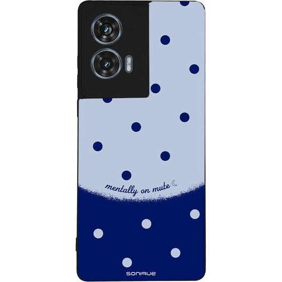 Sonique ���� Delulu Polka Era Series ��� Motorola Edge 50 Fusion 5G Blue Mentally