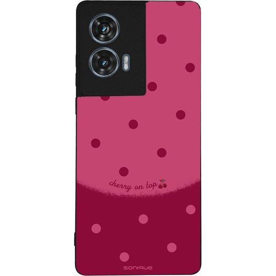 Sonique ���� Delulu Polka Era Series ��� Motorola Edge 50 Fusion 5G Top Cherry