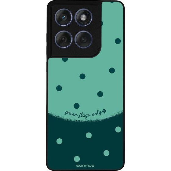 Sonique ���� Delulu Polka Era Series ��� Motorola Edge 60 Fusion 5G Green Flags