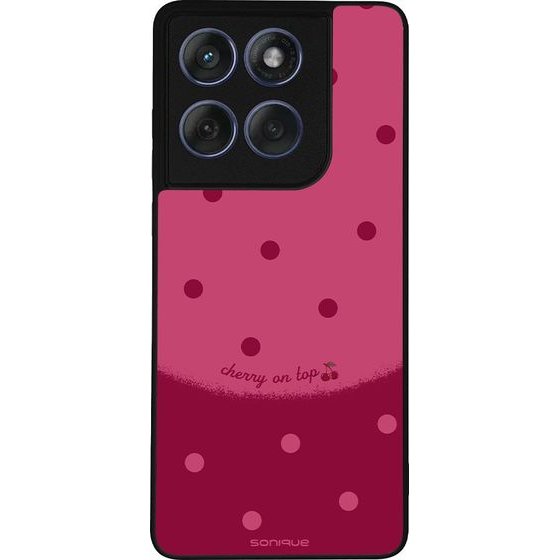 Sonique ���� Delulu Polka Era Series ��� Motorola Edge 60 Fusion 5G Top Cherry