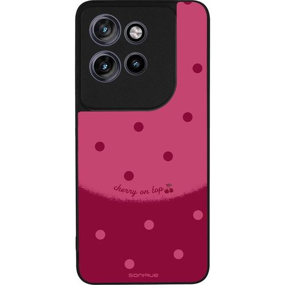Sonique ���� Delulu Polka Era Series ��� Motorola Edge 60 Neo 5G Top Cherry