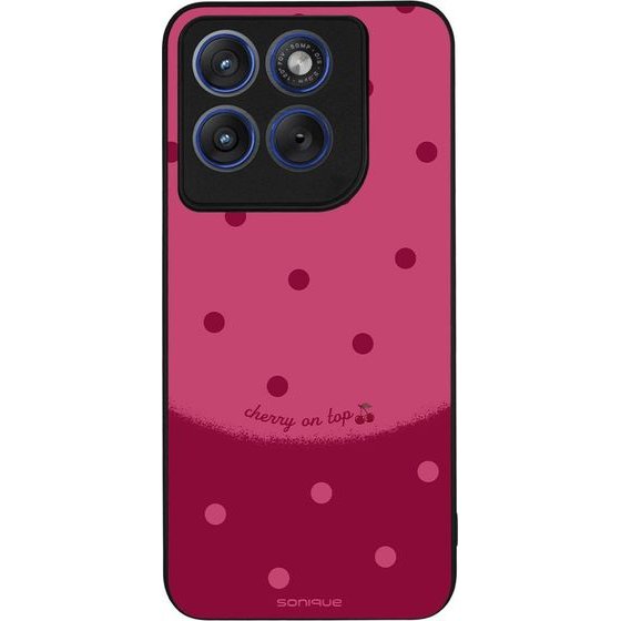 Sonique ���� Delulu Polka Era Series ��� Motorola Edge 70 Fusion 5G Top Cherry