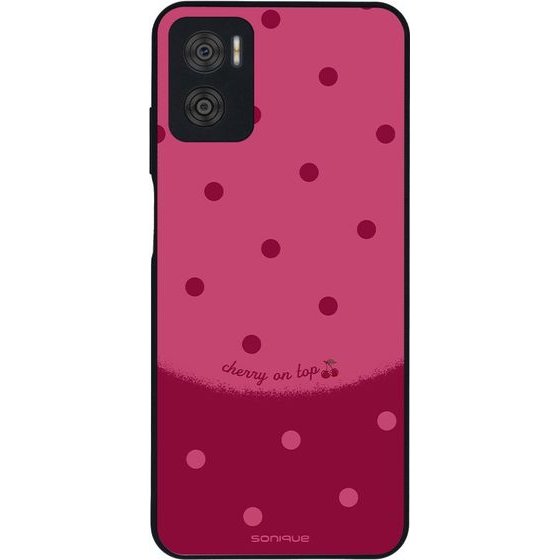 Sonique ���� Delulu Polka Era Series ��� Motorola Moto E22 4G Top Cherry