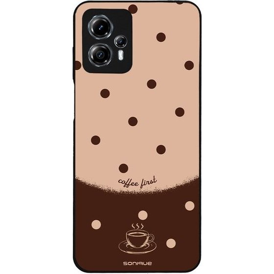Sonique ���� Delulu Polka Era Series ��� Motorola Moto G13 4G / Moto G23 4G Coffee First