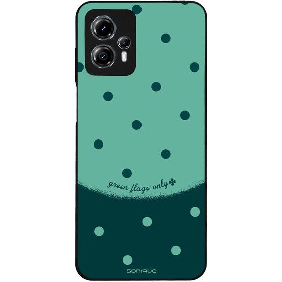 Sonique ���� Delulu Polka Era Series ��� Motorola Moto G13 4G / Moto G23 4G Green Flags