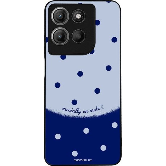 Sonique ���� Delulu Polka Era Series ��� Motorola Moto G15 4G / Moto G15 Power Blue Mentally