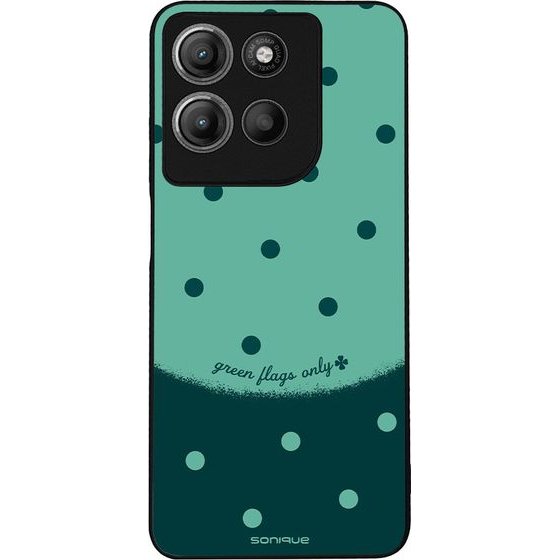 Sonique ���� Delulu Polka Era Series ��� Motorola Moto G15 4G / Moto G15 Power Green Flags