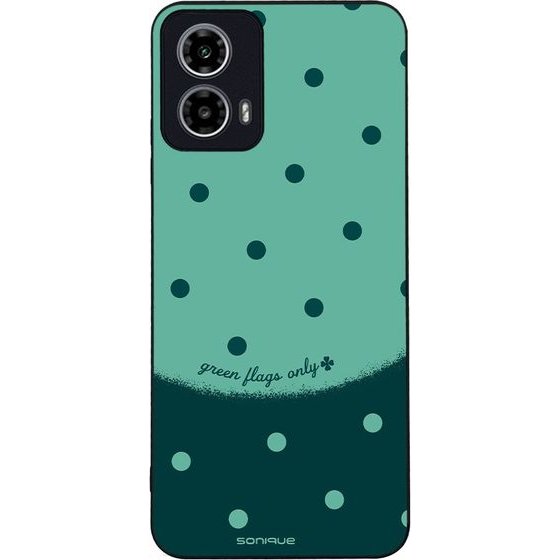 Sonique ���� Delulu Polka Era Series ��� Motorola Moto G34 5G Green Flags