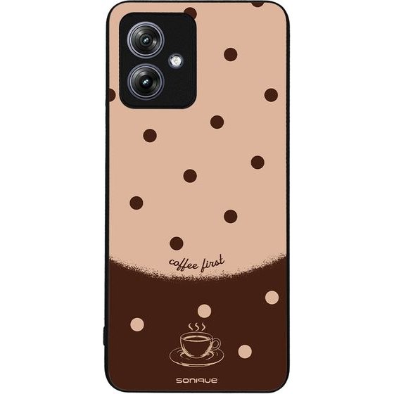 Sonique ���� Delulu Polka Era Series ��� Motorola Moto G54 5G / Moto G54 5G Power Coffee First