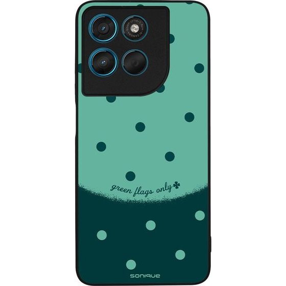 Sonique ���� Delulu Polka Era Series ��� Motorola Moto G57 Power 5G / Moto G67 Power 5G Green Flags