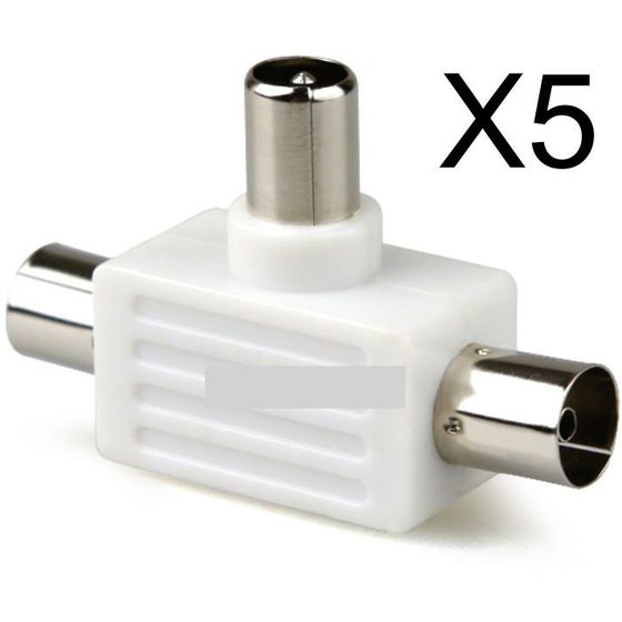POWERTECH ADAPTER ��� ������ M/ 2X F - 5TEM - (CAB-V009)