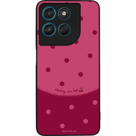 Sonique ���� Delulu Polka Era Series ��� Motorola Moto G57 Power 5G / Moto G67 Power 5G Top Cherry