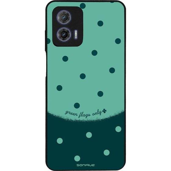 Sonique ���� Delulu Polka Era Series ��� Motorola Moto G73 5G Green Flags