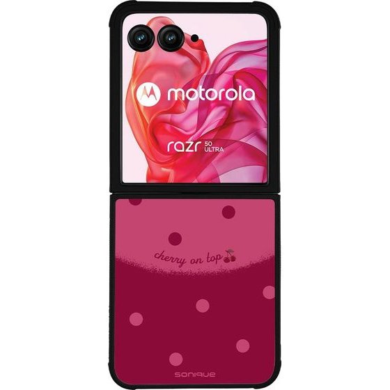 Sonique ���� Delulu Polka Era Series ��� Motorola Motorola Razr 50 Ultra Top Cherry