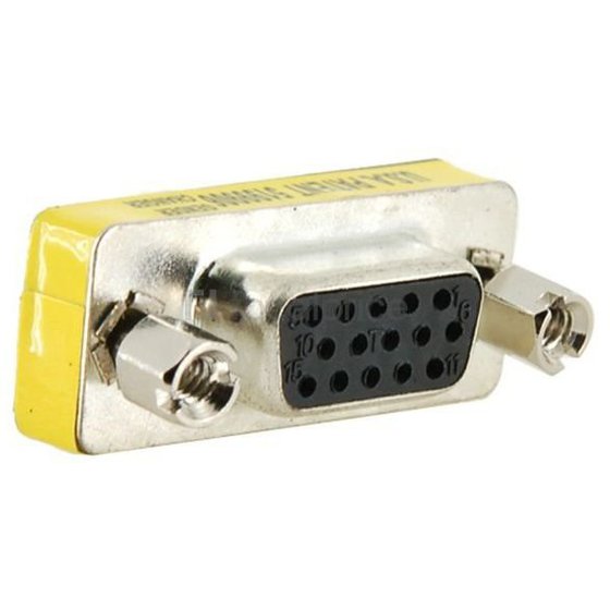 POWERTECH ADAPTER VGA 15PIN(F) �� VGA 15PIN(F) - (CAB-G005)
